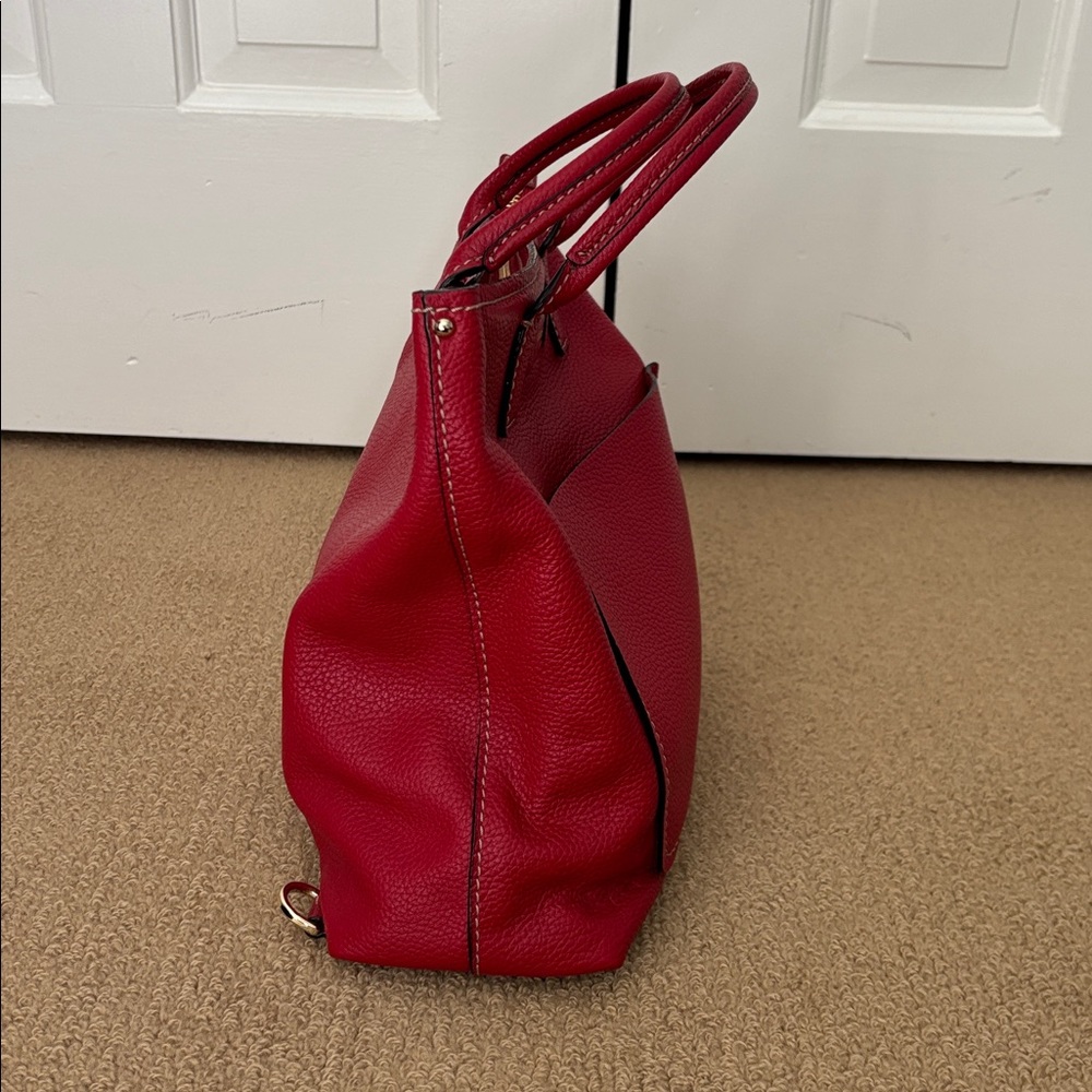 Kate Spade Red Leather Tote Bag and Backpack - Picture 4 of 12